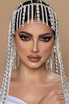 Briny Diamond Crystal Fringe Hairband