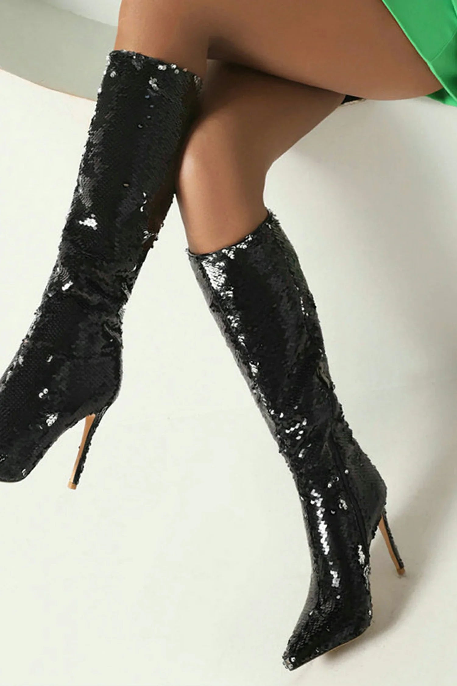 Bryston Sequin Pattern Boots