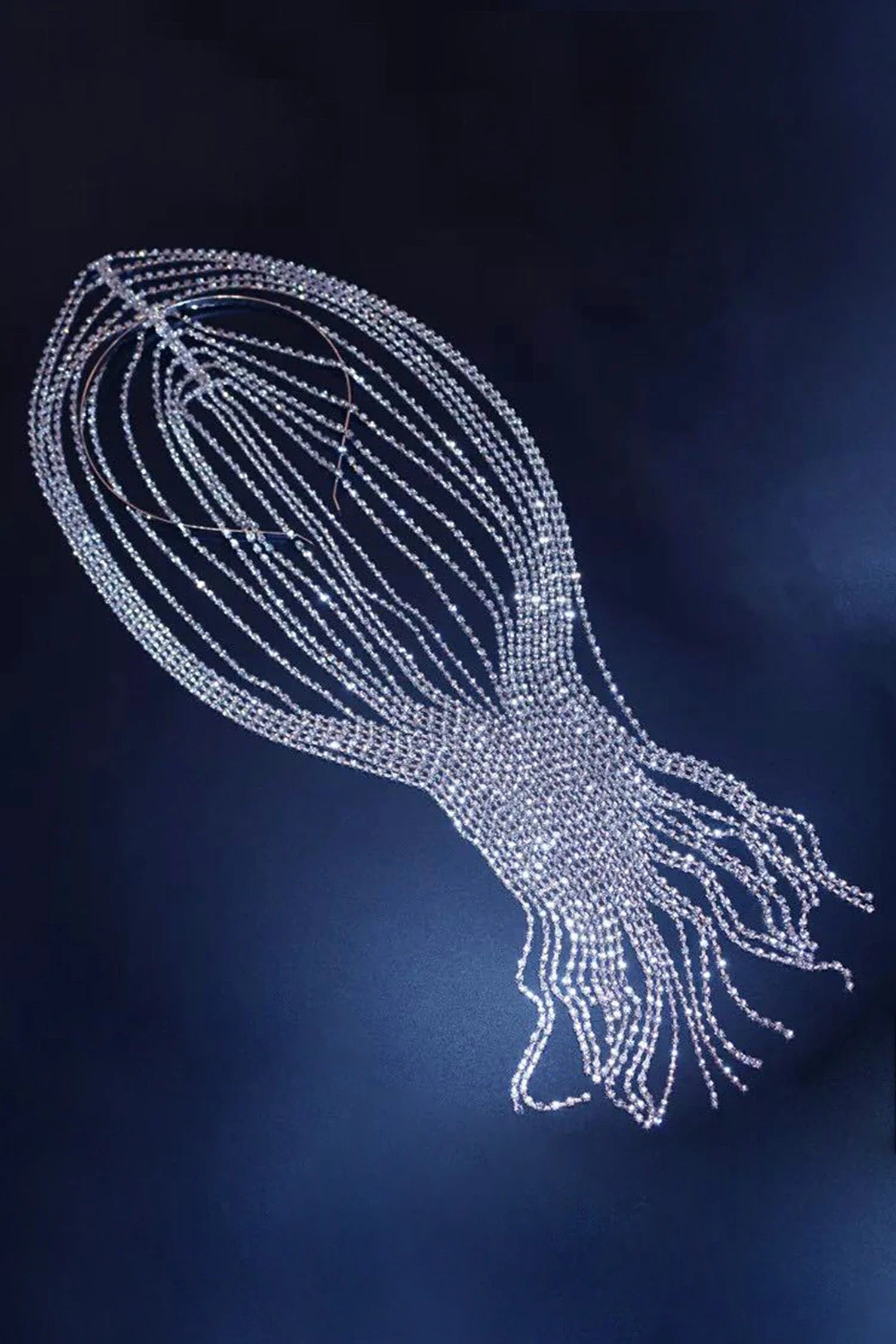 Spiro Rhinestone Fringe Hairband