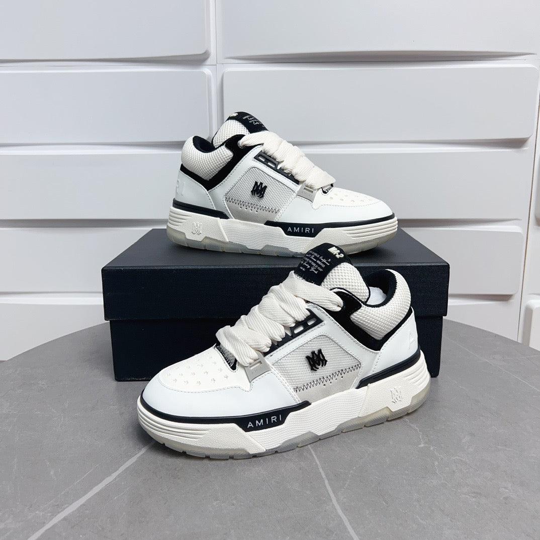 AMR MA-1 White and Black Sneakers-134 - tntwear1