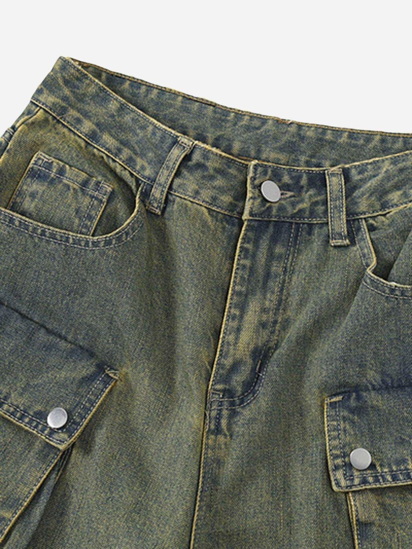 1984 Multi-Pocket Workwear Loose Jeans - 1789 - tntwear1