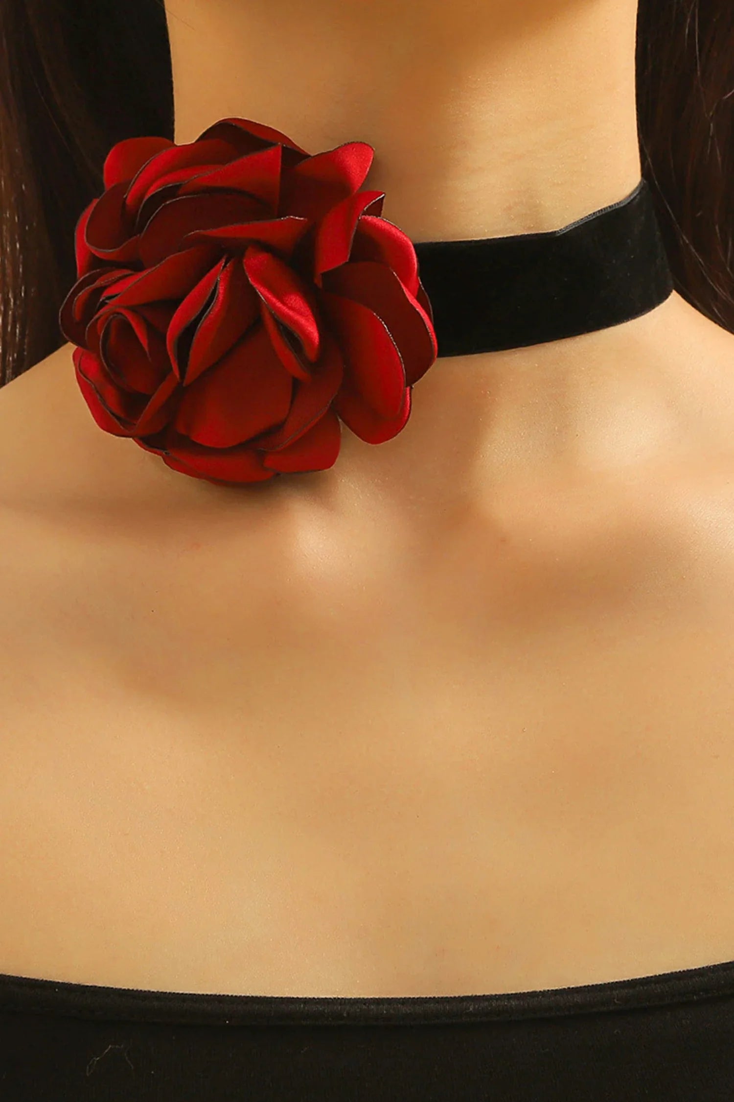 Annyston 3D Floral Collar Necklace