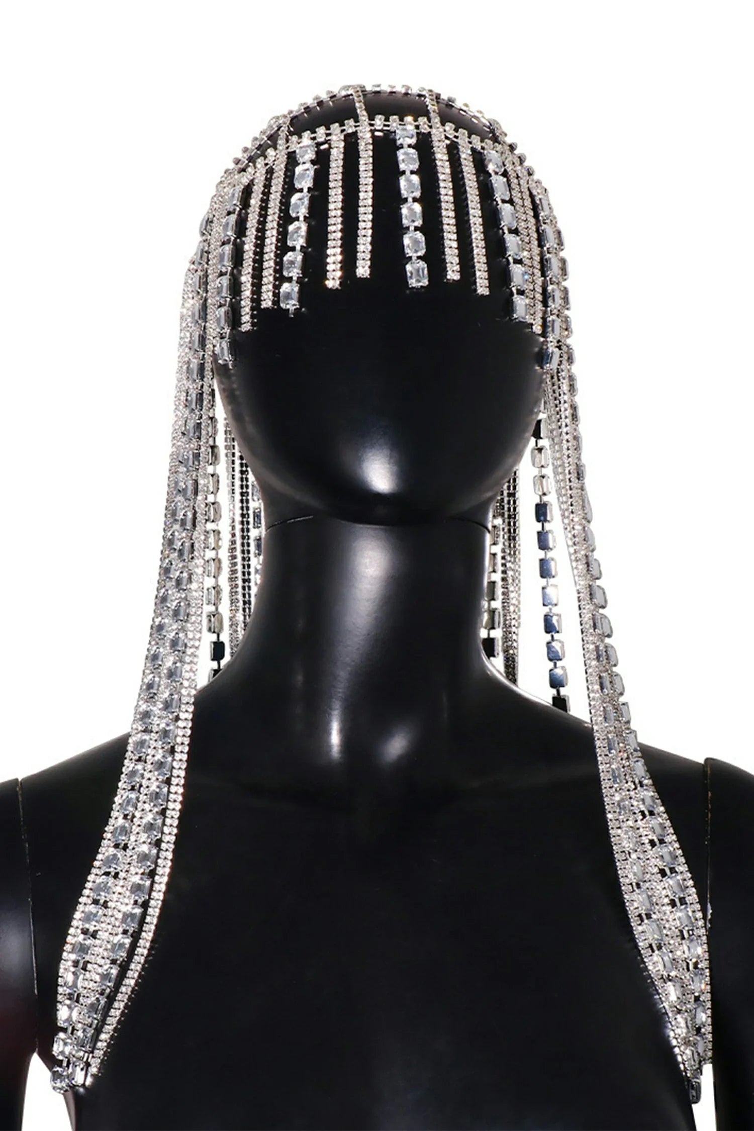 Briny Diamond Crystal Fringe Hairband