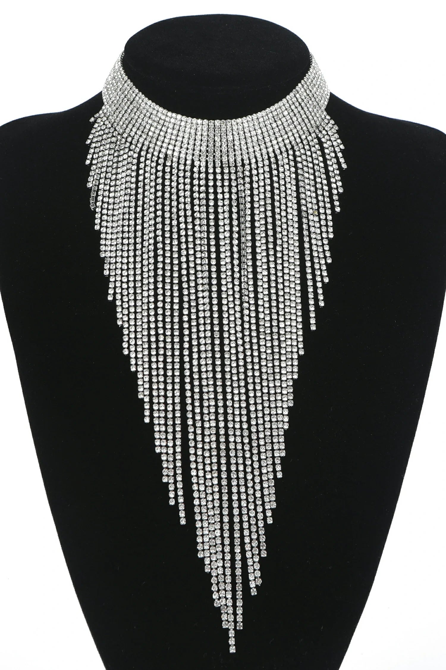 Karleigh Tassel Diamond Necklace