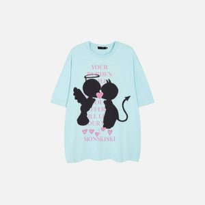 Devil & Angel Loose T-shirt - tntwear1