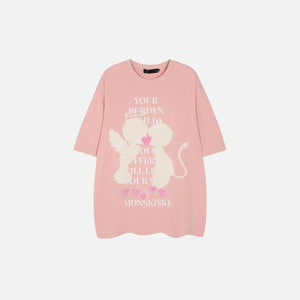 Devil & Angel Loose T-shirt - tntwear1