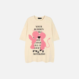 Devil & Angel Loose T-shirt - tntwear1