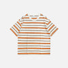 Loose Striped Contrast Color T-shirt - tntwear1