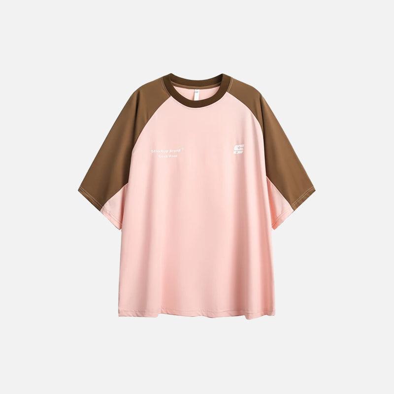 Oversized Youthful Patchwork T-shirt - tntwear1