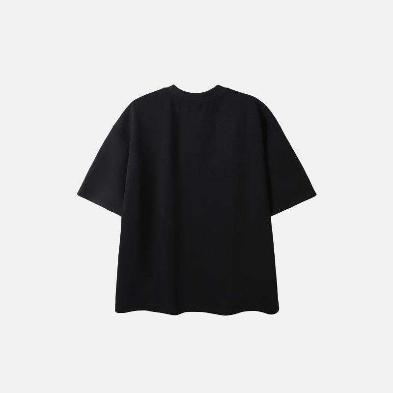 Gothic Black Zip-Up T-shirt - tntwear1