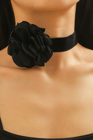 Annyston 3D Floral Collar Necklace