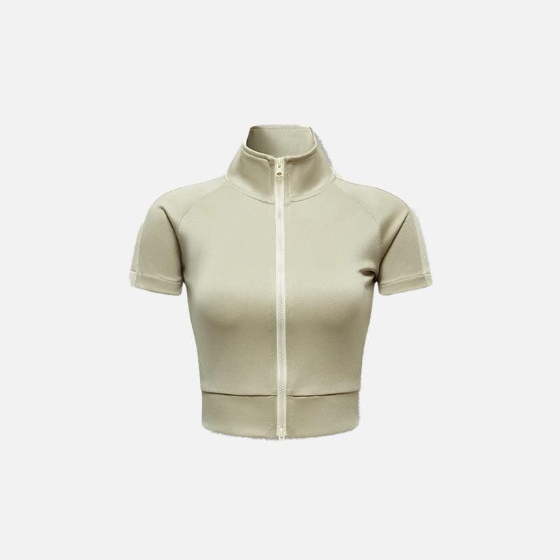 Y2k Women's Zip-up Crop Top - tntwear1