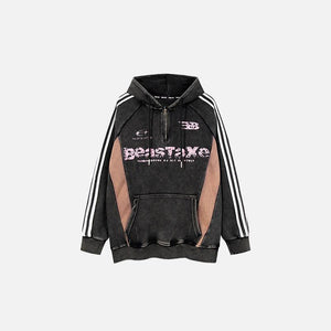 Retro Striped Cosmos Hoodie - tntwear1