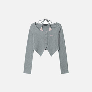 Women's Retro Two-piece Cardigan - tntwear1