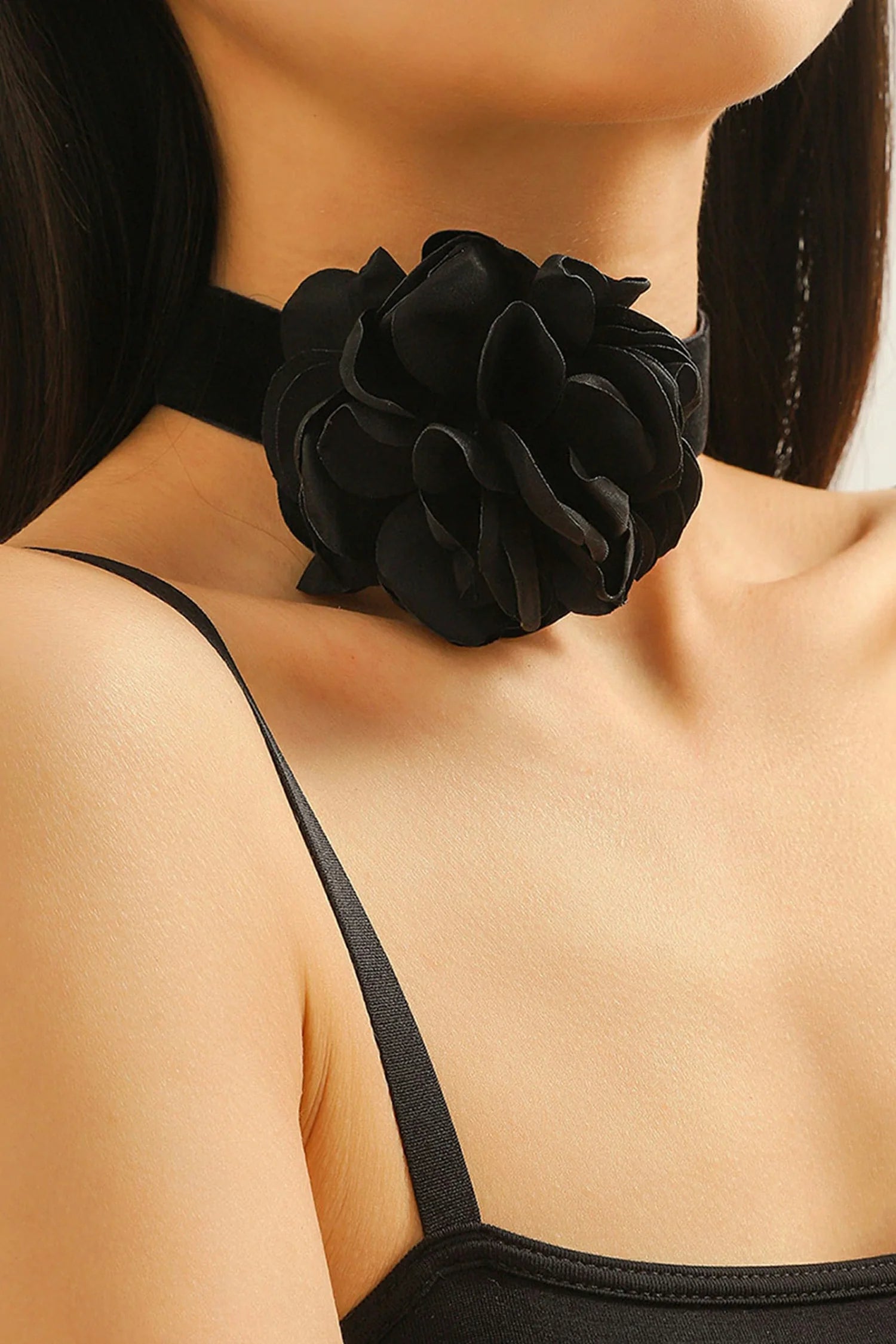 Annyston 3D Floral Collar Necklace