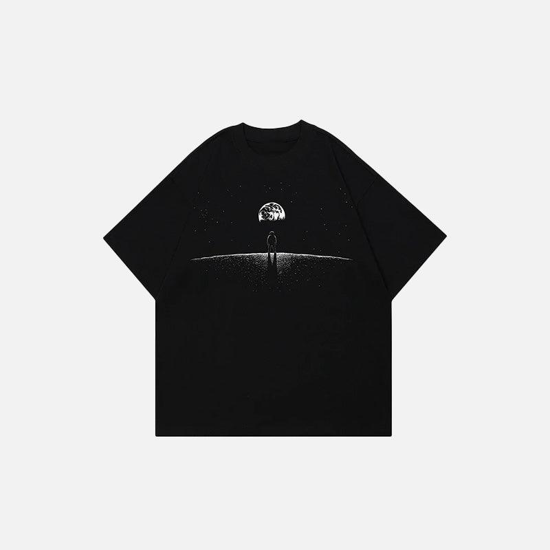 Lunar Dreamer Black T-shirt - tntwear1