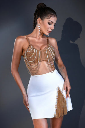 Nasos Pearl Body Chain Set