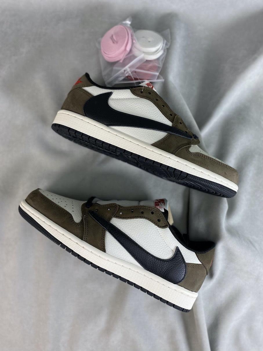 Custom Fragment x Travis Scott x Air Jordan 1 Low CQ4277-990 - tntwear1