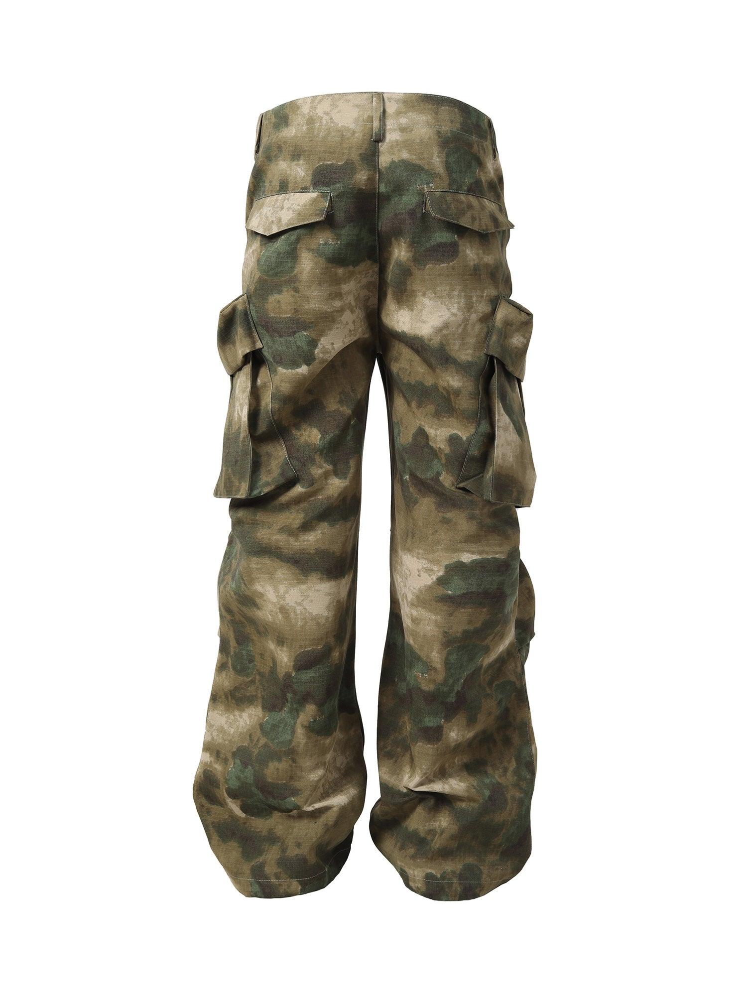 Tntwear High Street Badge Camouflage Multi-Pocket Pants