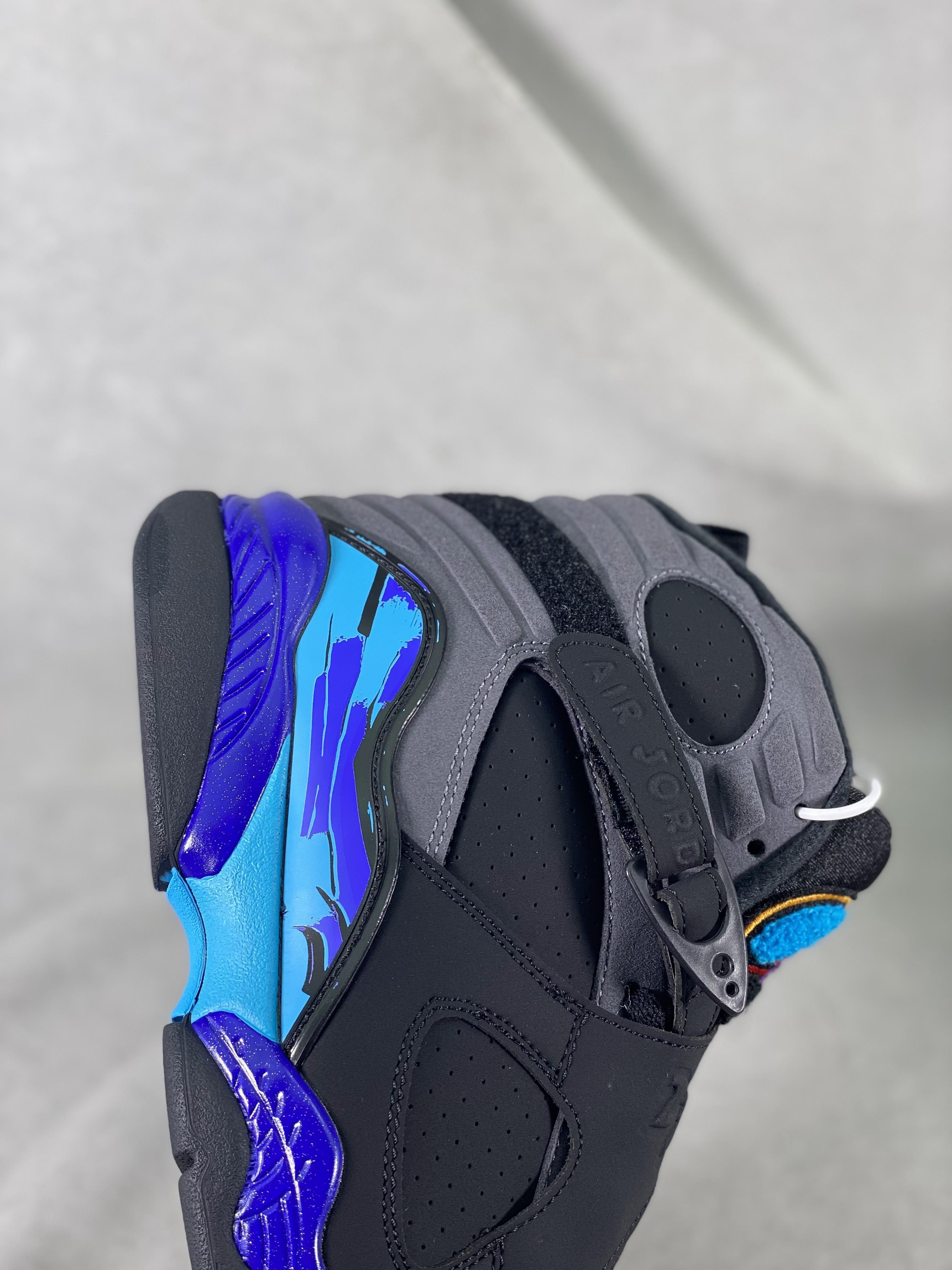 Custom Air Jordan 8 Aqua - tntwear1