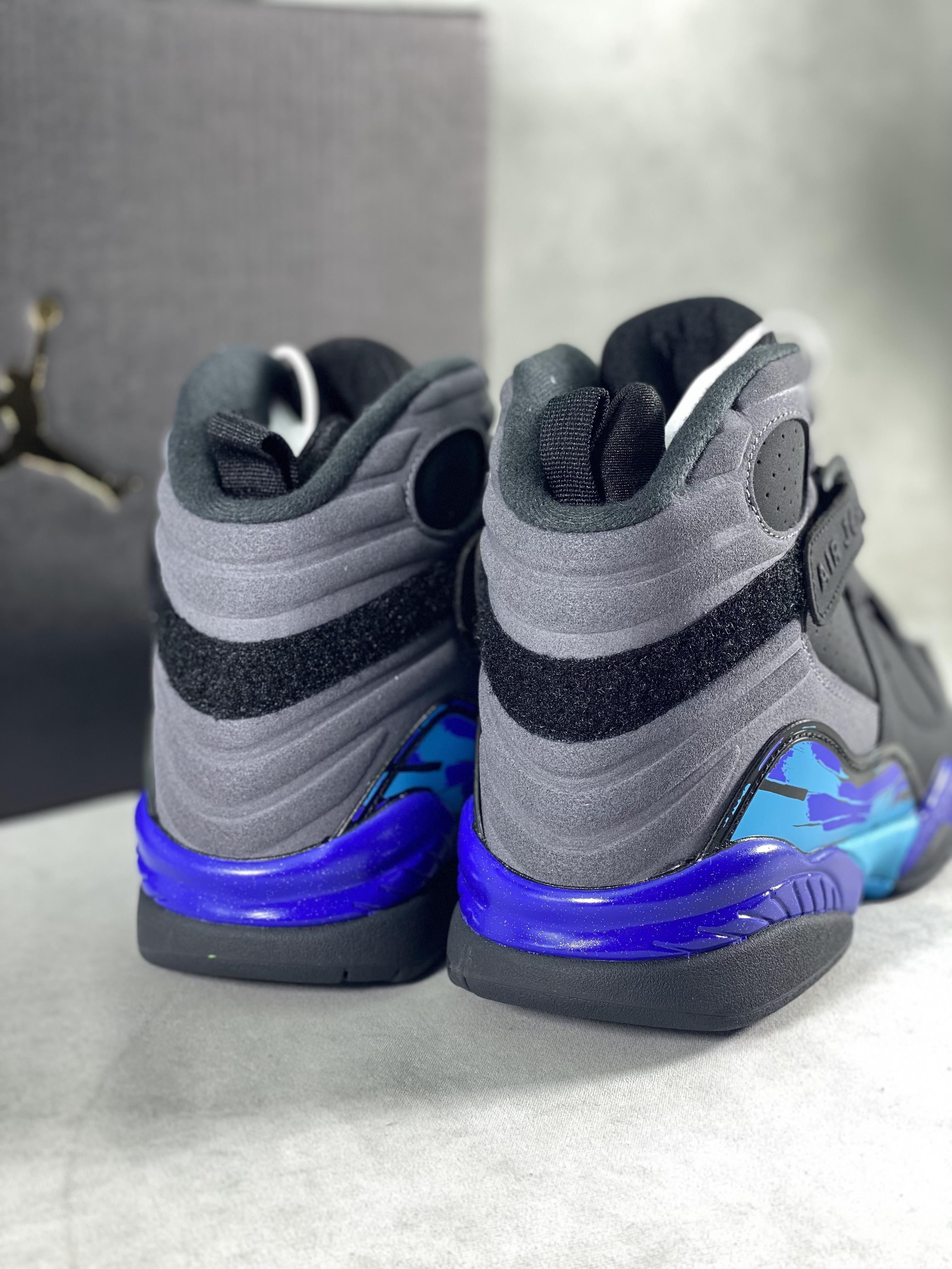 Custom Air Jordan 8 Aqua - tntwear1