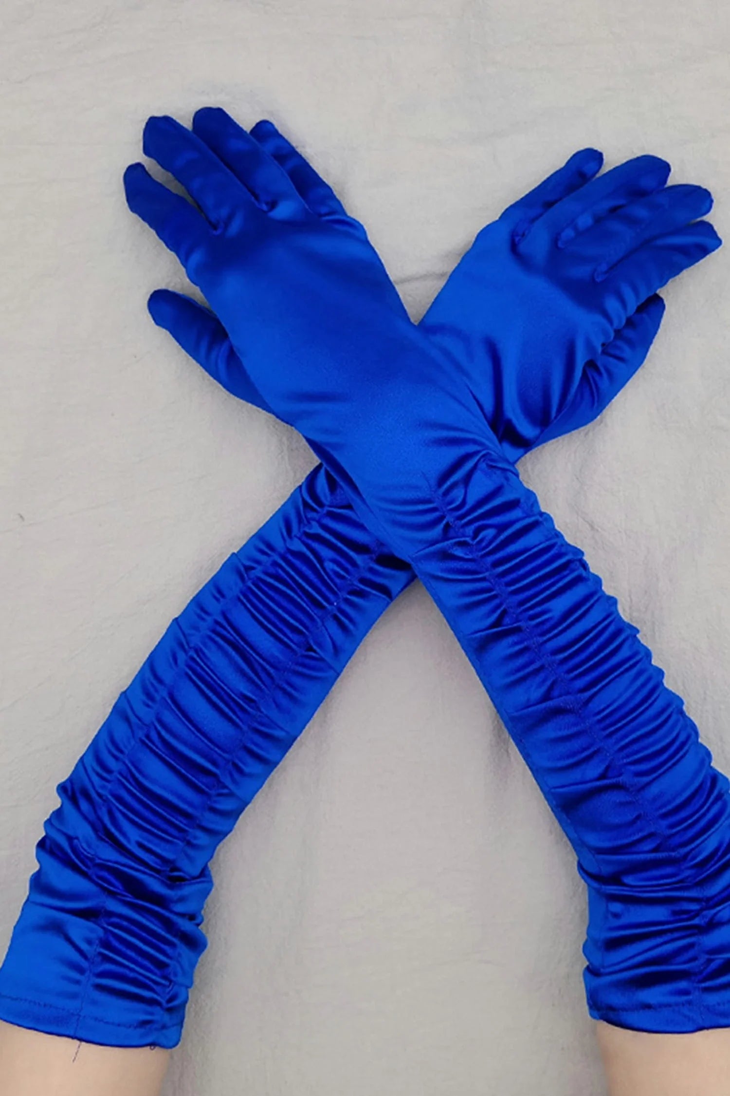 Rozeena Long Pleat Gloves