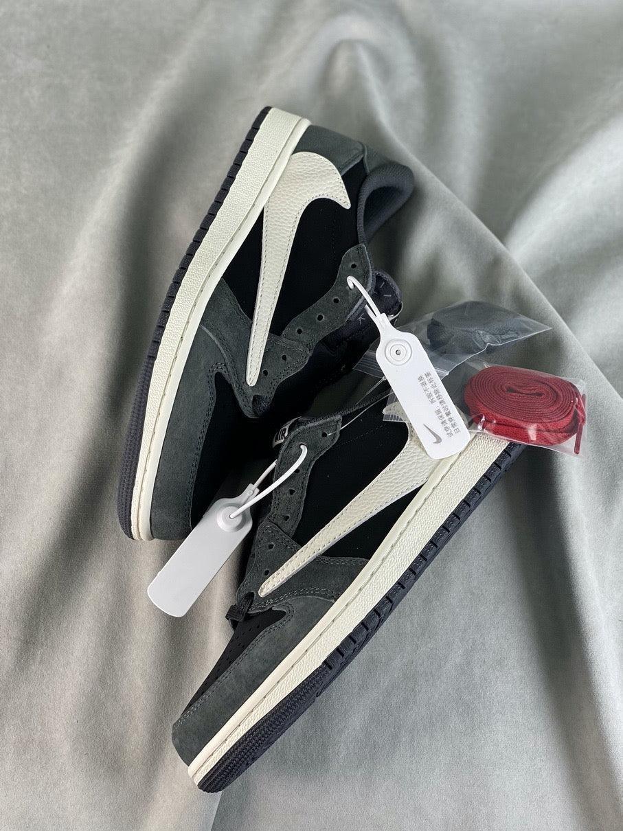 Custom Travis Scott x Fragment x Air Jordan 1 Low DM7866-001 - tntwear1