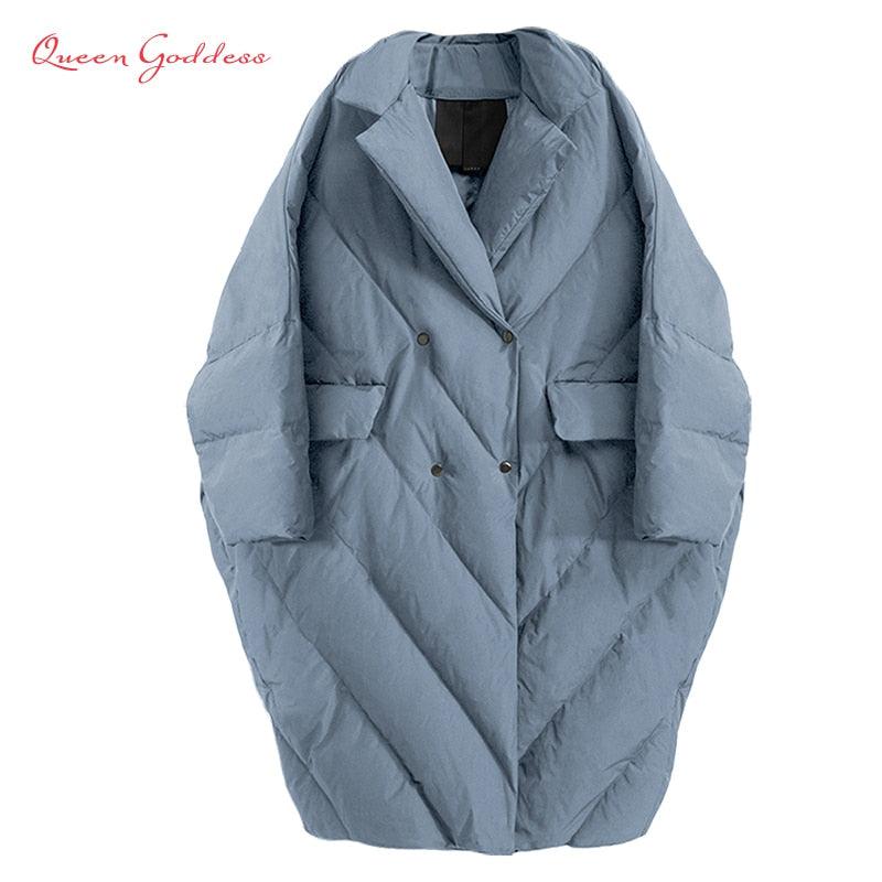 Winter New Fashion Women Long Down Jacket Warm Coat Oversize Outwear Plus size Female Thicken Parkas - tntwear1