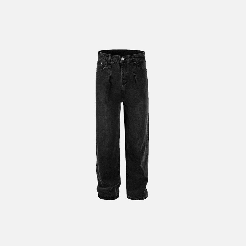 Vintage Washed Loose Jeans - tntwear1