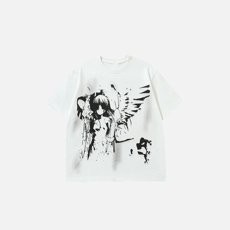 Y2K Goth Graphic T-shirt - tntwear1