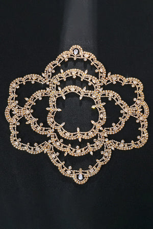 Dayanna Diamond Floral Hairband