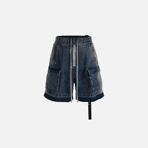 Zip-Up Loose Washed Pocket Jorts - tntwear1