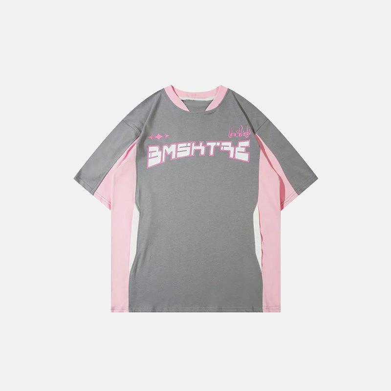 Color Blocking Sports T-shirt - tntwear1