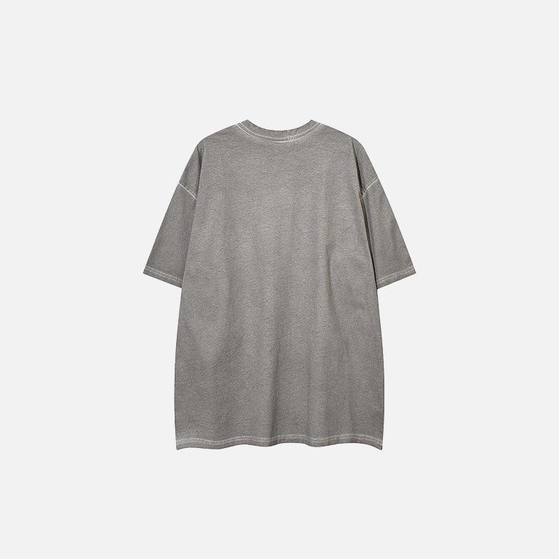 Letter Printed Washed Oversized T-shirt - tntwear1