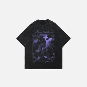 Gothic Castle Graphic T-shirt - tntwear1