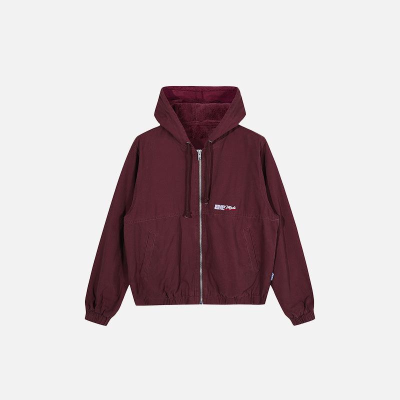 Loose Vintage Zip-up Jacket - tntwear1