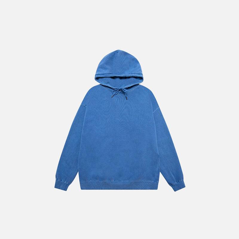 Washed Old Retro Oversized Hoodie - tntwear1