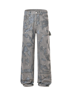 Tntwear High Street Hip Hop Distressed Washed Jeans - tntwear1