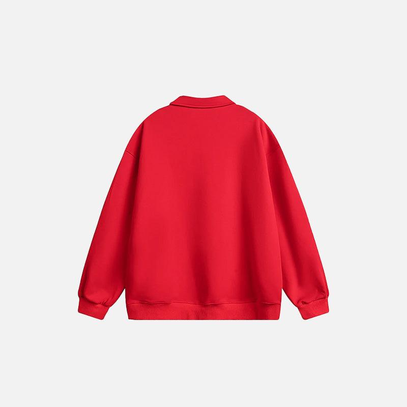 Y2K Loose Sports Sweatshirt - tntwear1