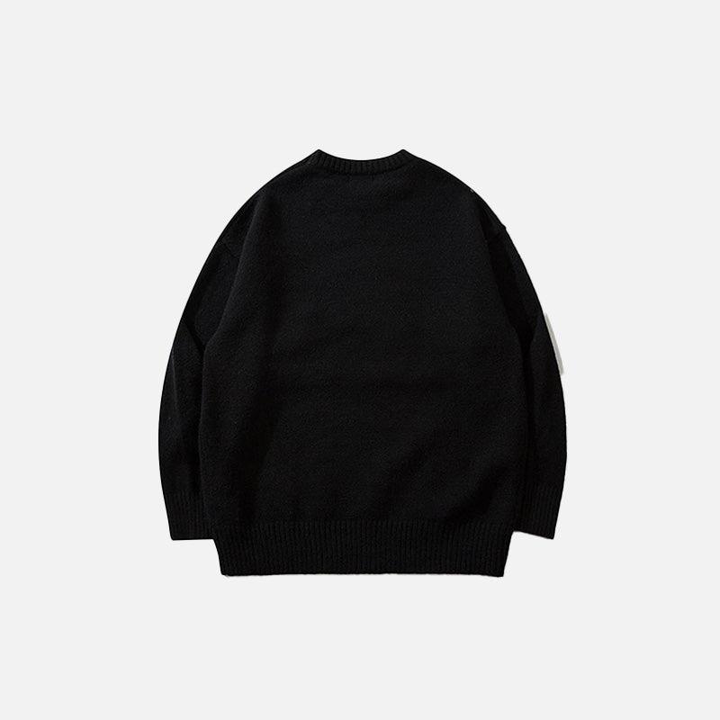 Depressed Dinosaur Loose Sweater - tntwear1