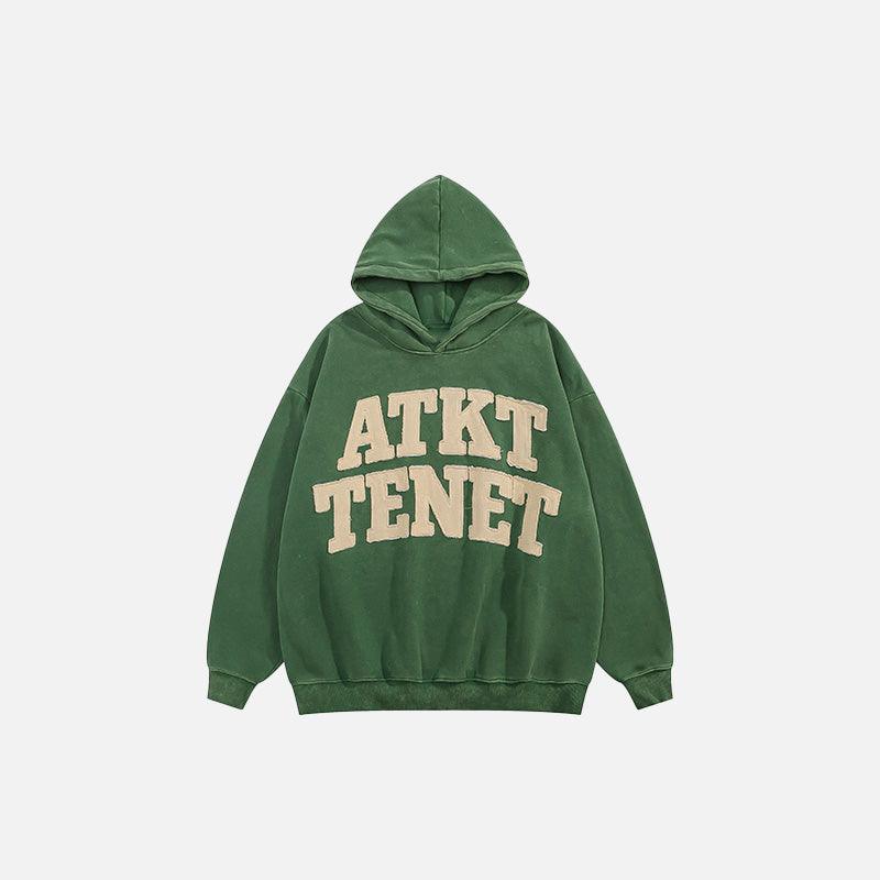 Loose Letter Prints Hoodie - tntwear1