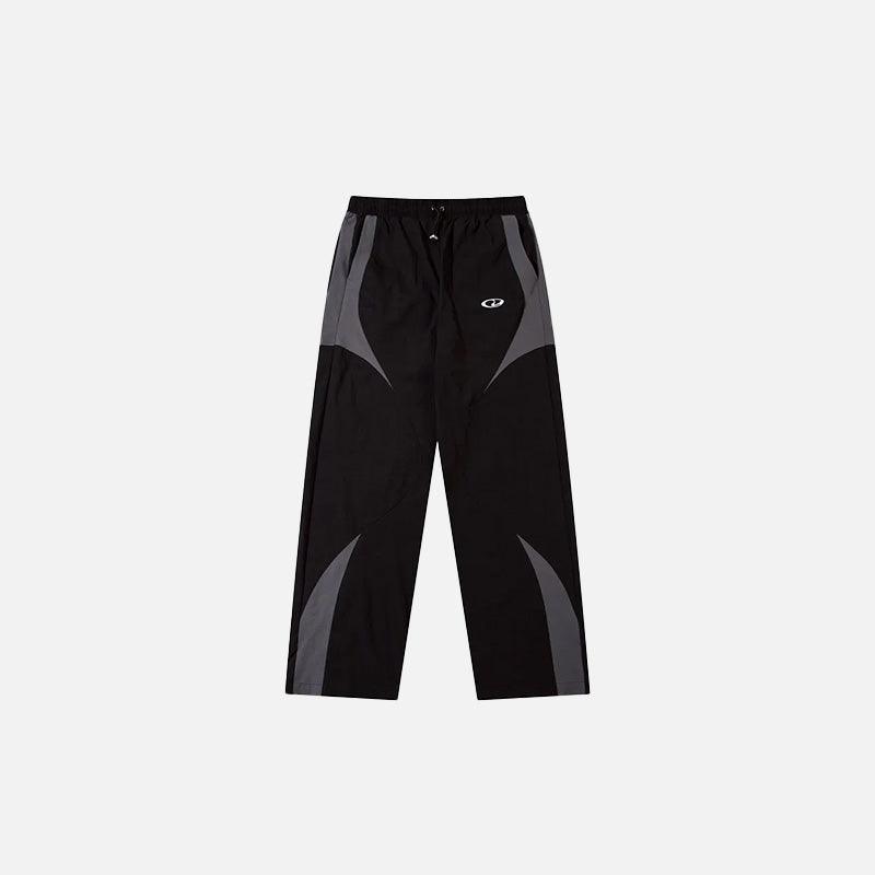 Y2K Black Patchwork Pants - tntwear1