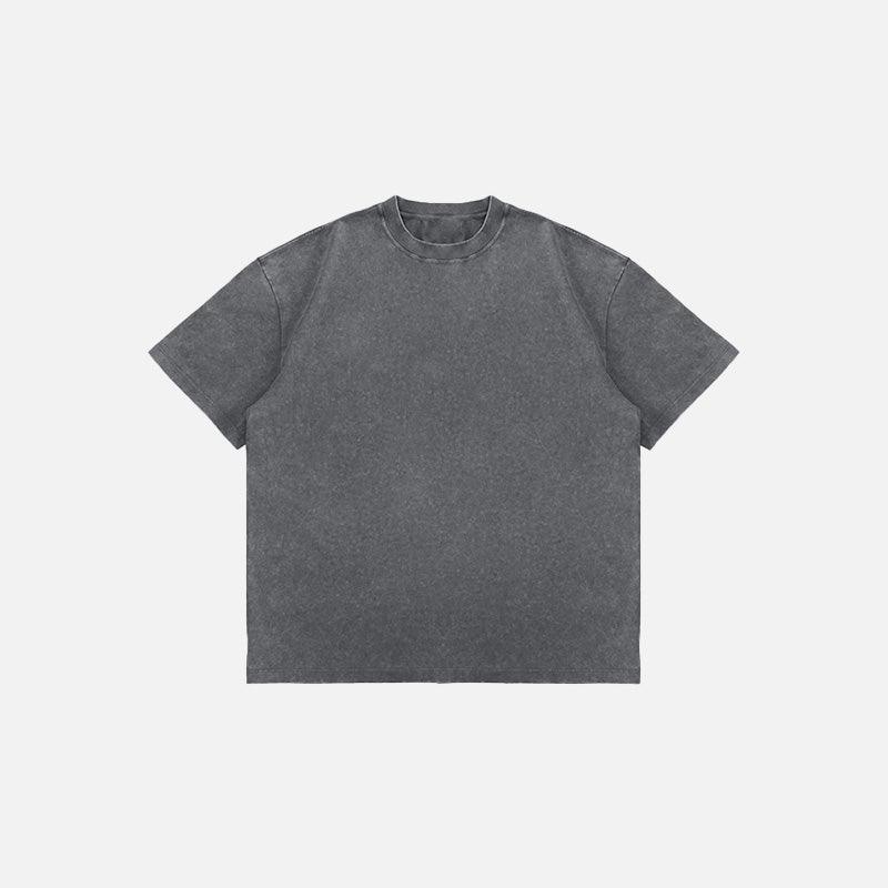 Summer Loose Washed T-shirt - tntwear1