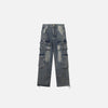 Y2K Baggy Multi Pocket Denim Pants - tntwear1