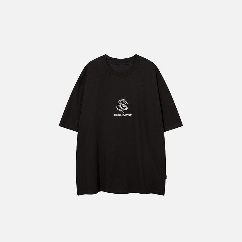 Dragon Printed T-shirt - tntwear1