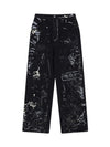 Tntwear American Graffiti Letter Print Jeans - 1914 - tntwear1