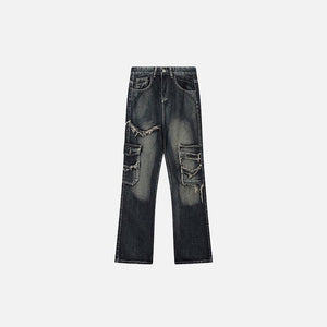 Distressed Baggy High-waist Jeans - tntwear1