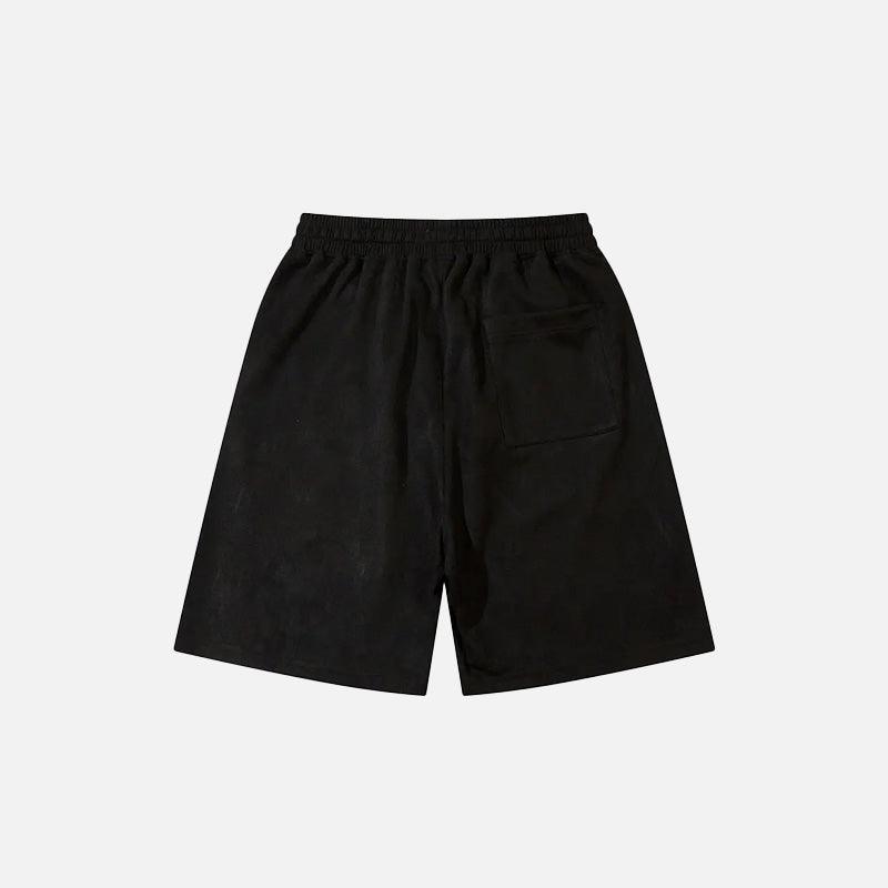 Y2K Embroidery Baggy Shorts - tntwear1