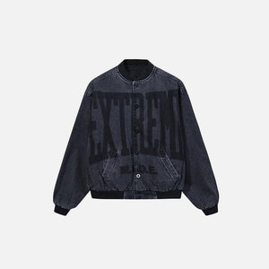 Y2k Washed Denim Jacket - tntwear1