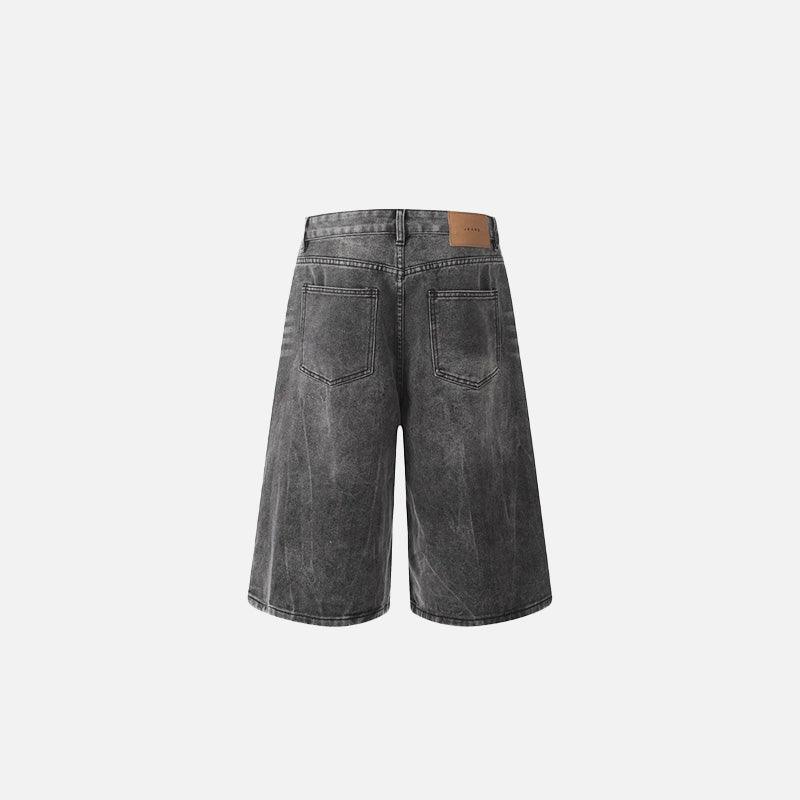 Y2k Solid Washed Jorts - tntwear1